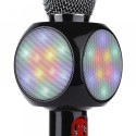 Goodbuy LED 360 karaoke microphone with speaker bluetooth | 5W | aux | voice modulator | USB | Micro