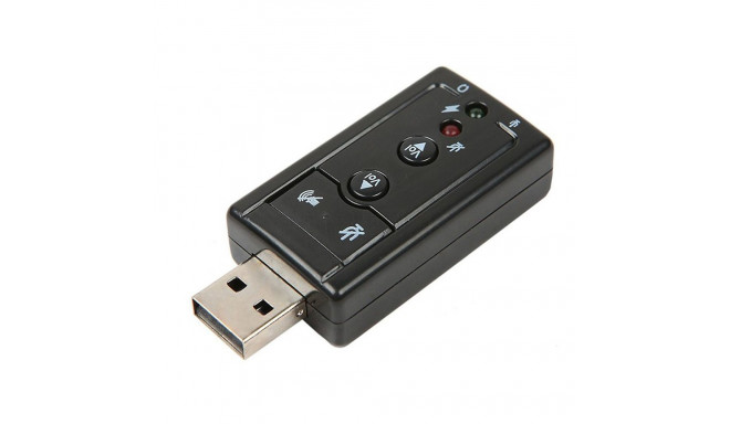 Goodbuy helikaart USB | 7.1 | Reguleeritav helitugevus | Mikrofon