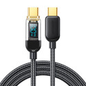 Cable USB-C 100W LCD 1.2m Joyroom S-CC100A4 (black)