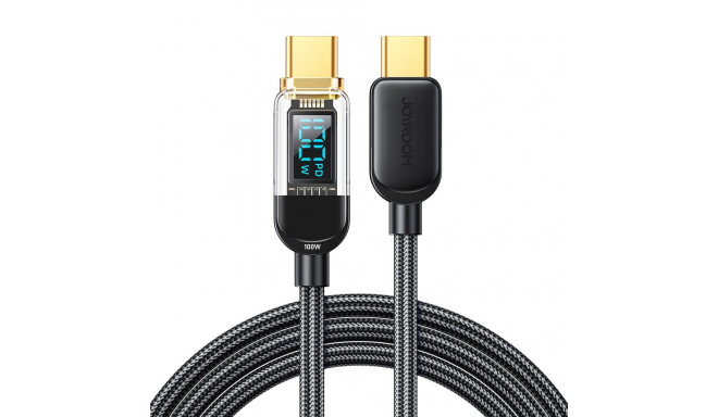 Cable USB-C 100W LCD 1.2m Joyroom S-CC100A4 (black)
