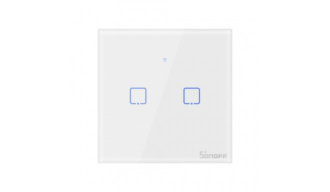 Smart Switch WiFi + RF 433 Sonoff T1 EU TX (2-channel)