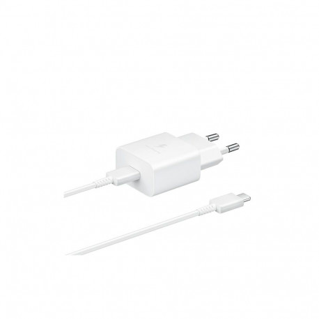 Samsung EP-T1510XWEGEU 15W originaal reisiadapter + kaabel USB-C EP-T1510XWEGEU valge (EU Blister)