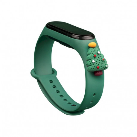 Fusion Xmas Christmas Tree 2 band Xiaomi Mi Band 3 | 4 roheline