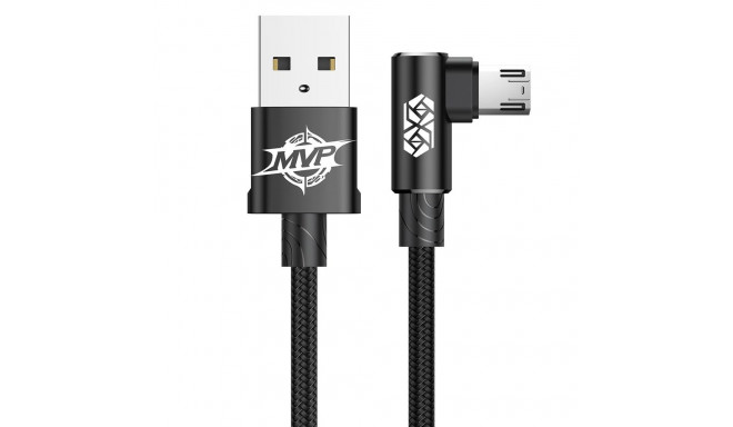 Baseus MVP Elbow Cable USB - Micro USB 2A 2m - Black