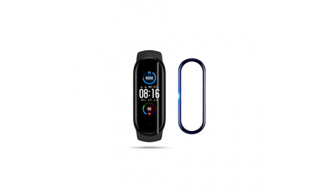Fusion Nano 9H karastatud klaas kaetud Xiaomi Mi Band 6 must