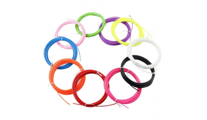 Fusion 3D printing pen PLA filament with 10 colors 1.75 mm | 5m