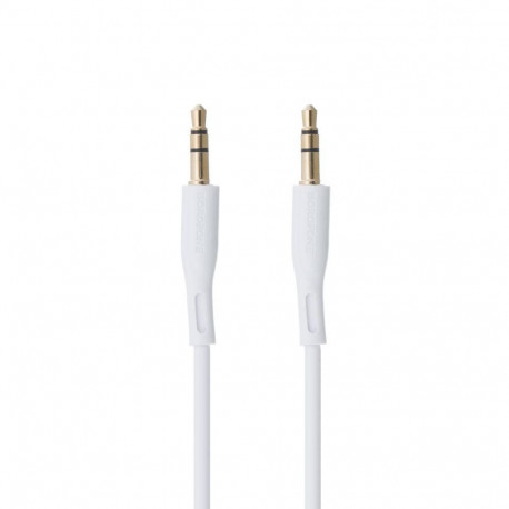 Borofone BL1 Premium AUX kaabel 3,5 mm --> 3,5 mm 1m valge