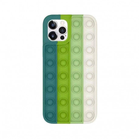 Fusion Pop it silicone case for Apple iPhone 12 | 12 Pro white - green