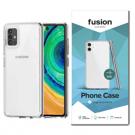 Fusion Ultra Clear Series 2 mm Silicone Case For Samsung G988 Galaxy S20 Ultra 5G Transparent (EU Bl