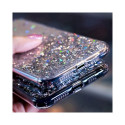 Fusion Glue Glitter Back Case Silicone Case Apple iPhone 12 Pro Max mustale