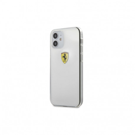 Ferrari ESTRHCP12STR Protect Silicone Case For Apple iPhone 12 Mini Transparent