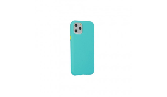 Fusion Solid Case Silicone Case For Apple iPhone 12 Mini Mint