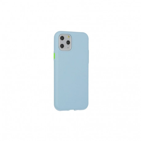 Fusion Solid Case Silicone Case For Apple iPhone 12 Mini Light Blue