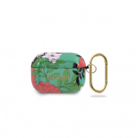 Guess GUACAPTPUBKFLO1 Silicone Case jaoks Apple Apple Airpods Pro Floral N.1