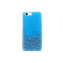 Fusion Glue Glitter Back Case Silikoonist ümbris Huawei P40 Lite siniseks