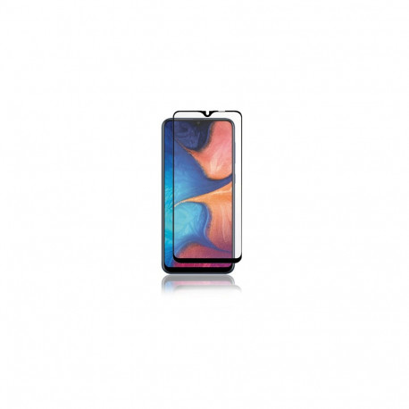 Fusion Full Glue 5D Tempered Glass Full Coveraged with Frame Samsung A202 Galaxy A20e Black