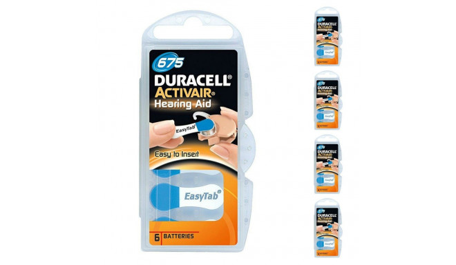 Duracell PR44 | V675AT | DA675 | Tsinkõhu 1,45V kuuldeaparaadi aku (6 tk)