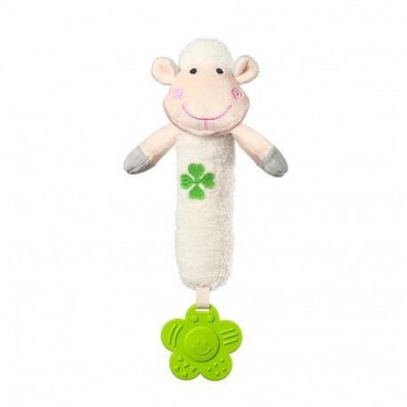 SWEET LAMBIE squeaky toy with a teether