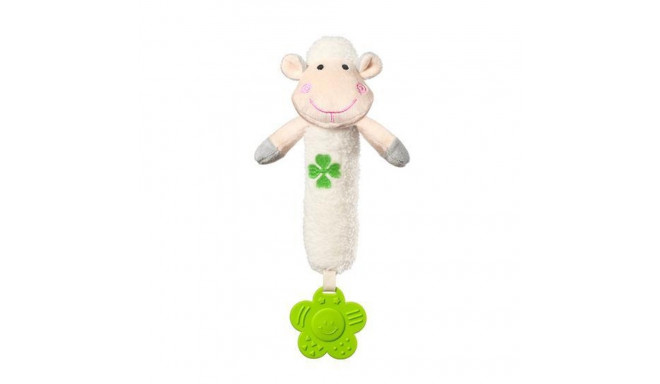 SWEET LAMBIE squeaky toy with a teether