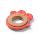 Wooden & silicone teether HEN 1075/03