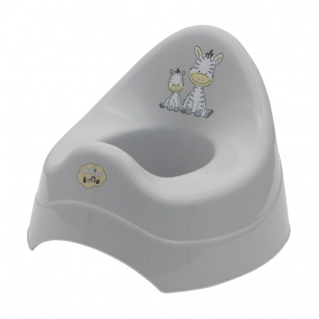 6555_90 Chamber pot with music, grey