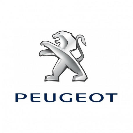 Keyring Peugeot with logo metal.