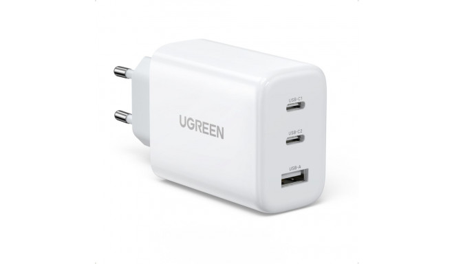 Ugreen Ugreen fast charger 2x USB Type C / USB 65W PD3.0, QC3.0/4.0+ white (915141) White