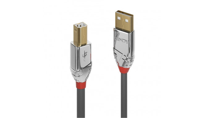 LINDY CABLE USB2 A-B 3M/CROMO 36643