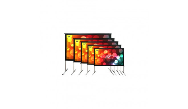 Elite Screens Yard Master 2 Mobile Outdoor screen WV-Dual OMS100H2-DUAL Diagonal 100