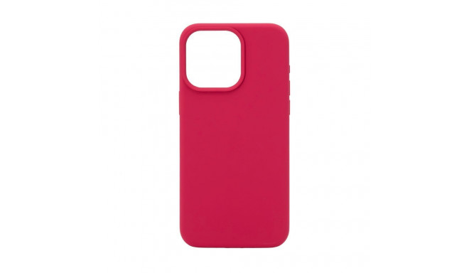 Evelatus Apple iPhone 15 Pro Max Premium Magsafe Soft Touch Silicone Case New Function Rose Red