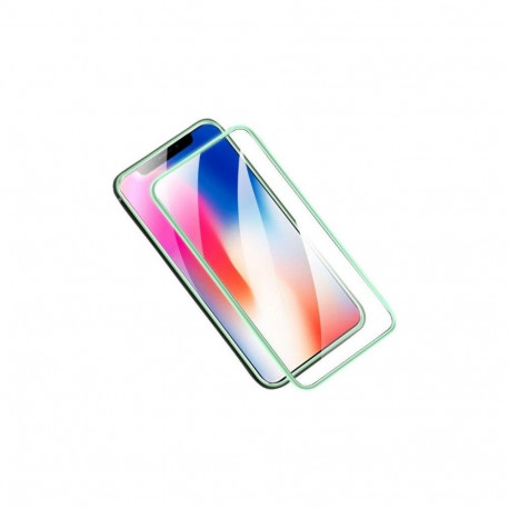 iLike Apple 14 Pro 2.5D Silk Full Cover Luminescence frame Glass