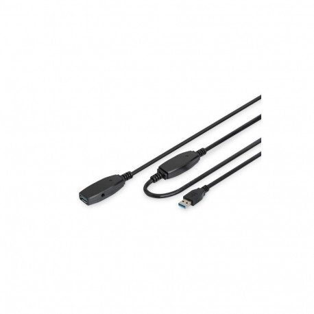 Digitus USB Extension cable DA-73105 USB 3.0, 10 m, Black