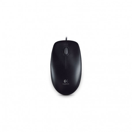 Logitech Mouse B100 Wired, Black
