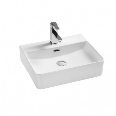 DOMOLETTI 1275 läikiv valge valamu