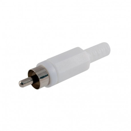 Connector RCA Cinch M white
