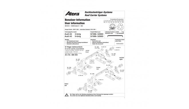 Katuseraam must A3 96-03