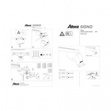 Katuseraam alumiinium PRIMERA WAGON 03-