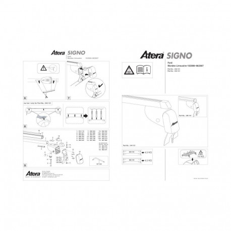 Katuseraam alumiinium MONDEO SED 11/00-6/07