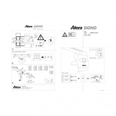 Katuseraam alumiinium JETTA 8/05-1/11