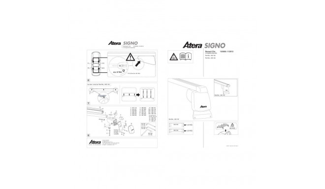 Katuseraam must CLIO 5-ust 05-12