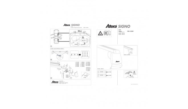 Katuseraam must FOCUS 5UST 98-05