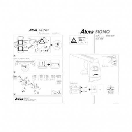 Katuseraam must KIA RIO 10/05-