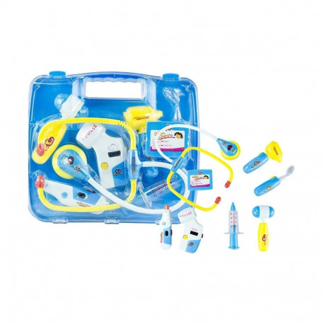 väikese arsti komplekt kohvris doktor sinine