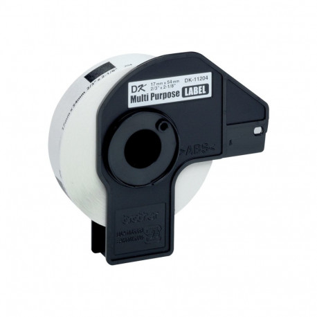 Brother DK-11204 universaalsed sildid valge 17mm x 54mm