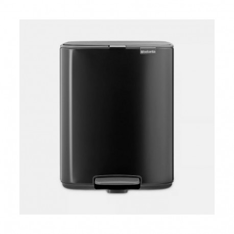 Brabantia Bo Pedal Bin 12L - Matt Black