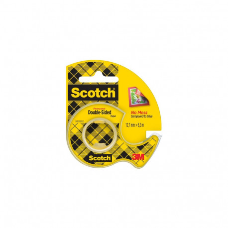 Teip 3M Scotch kahepoolne hoidjaga  12,7mm x 6,3m