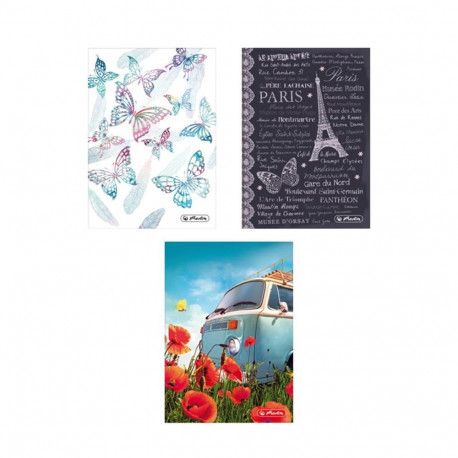 Märkmeraamat A5/96 Herlitz ruuduline