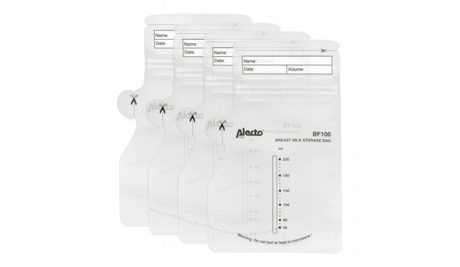 Alecto rinnapiima säilituskotid 220 ml, 100 tk