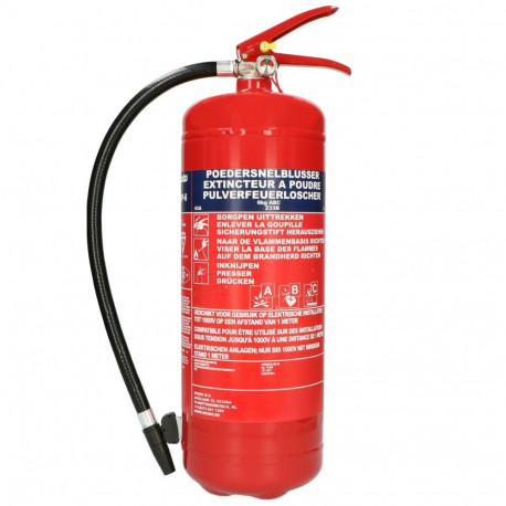 Alecto BP-6 Powder Fire Extinguisher 6 kg