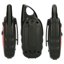 Alecto Walkie Talkie 2er Set für Kinder, 3 km Reichw., Schwarz/Ro Alecto Walkie Talkie 2er Set für Kinder, 3 km Reichw., Schwarz/Ro